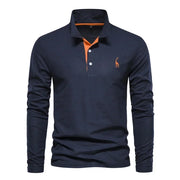 VALENTINI™ | Polo da uomo con logo di cervo
