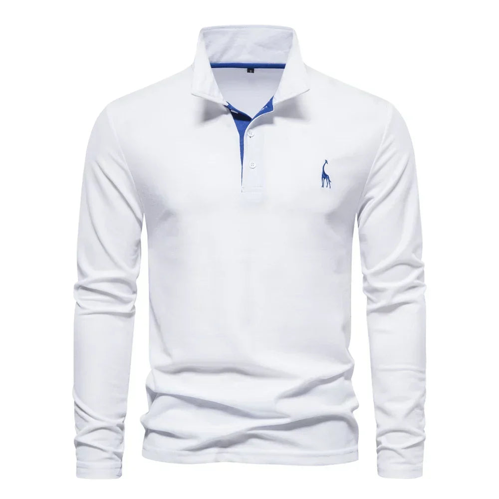 VALENTINI™ | Polo da uomo con logo di cervo