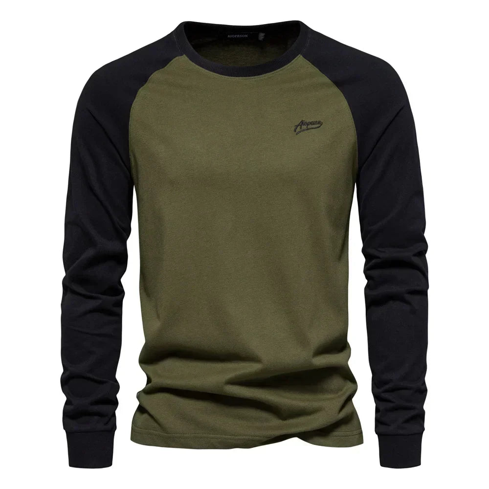 VALENTINI™ | Maglia in cotone con maniche raglan lunghe
