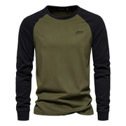 VALENTINI™ | Maglia in cotone con maniche raglan lunghe