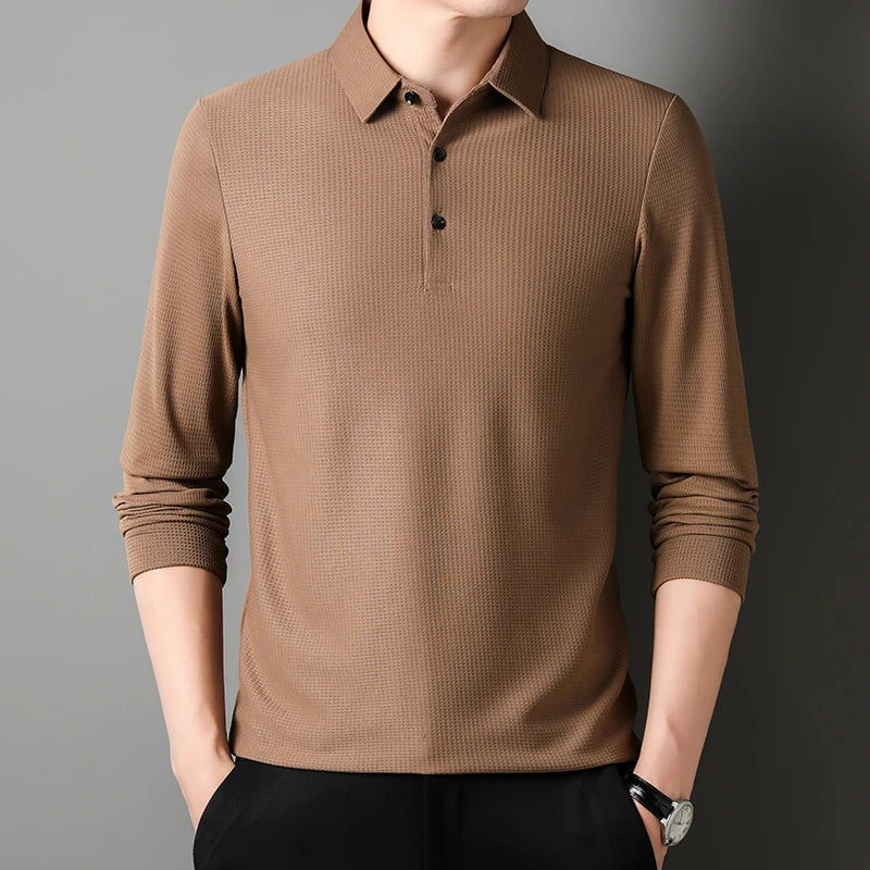 VALENTINI™ | Polo in maglia a maniche lunghe