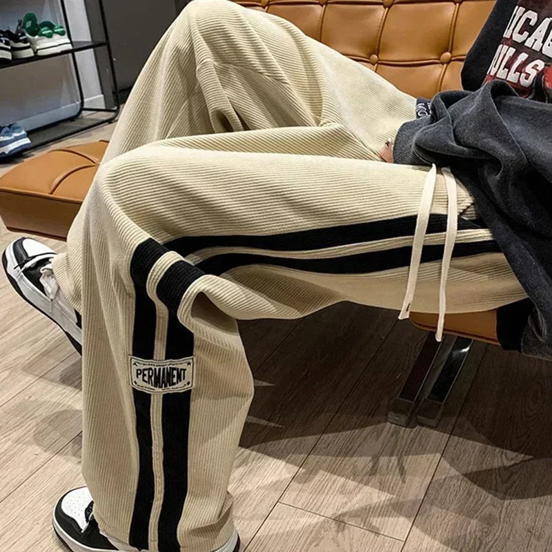 VALENTINI™ | Pantaloni a gamba larga con elastico in vita