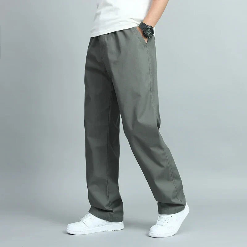 VALENTINI™ | Pantaloni in cotone a gamba dritta