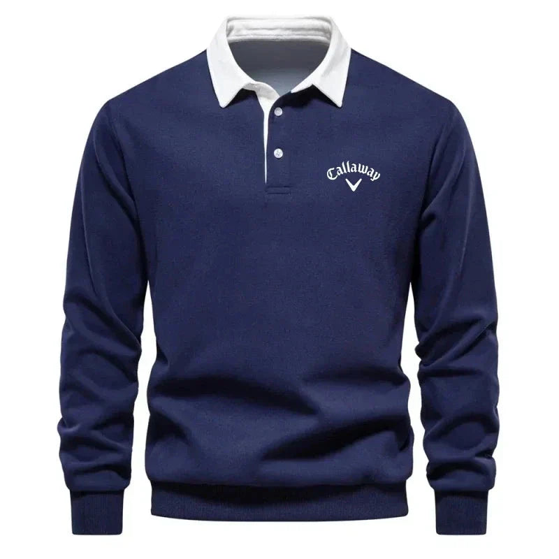 VALENTINI™ | Polo in maglia con colletto a contrasto