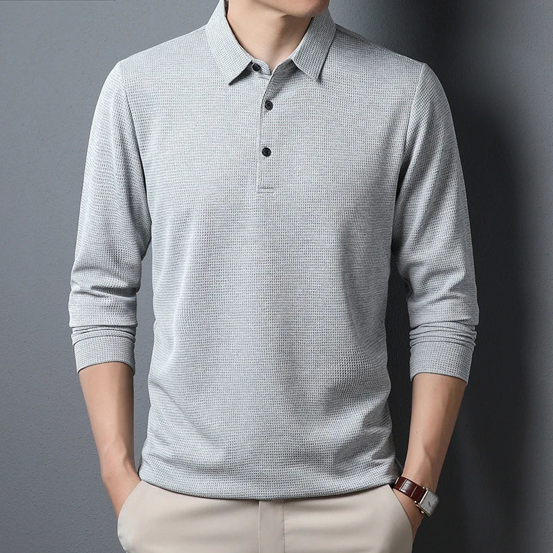 VALENTINI™ | Polo in maglia a maniche lunghe