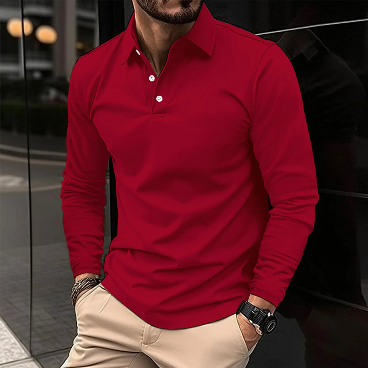 VALENTINI™ | Camicia a maniche lunghe con colletto