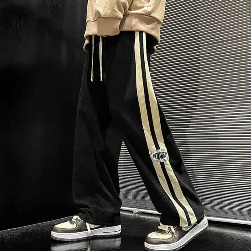 VALENTINI™ | Pantaloni a gamba larga con elastico in vita