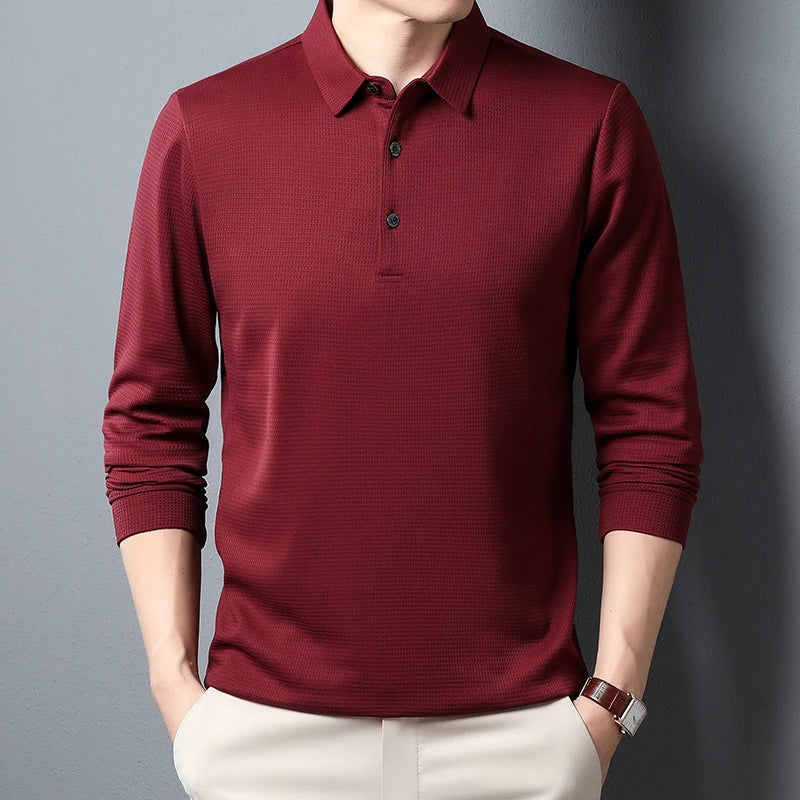VALENTINI™ | Polo in maglia a maniche lunghe