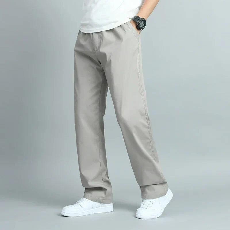 VALENTINI™ | Pantaloni in cotone a gamba dritta