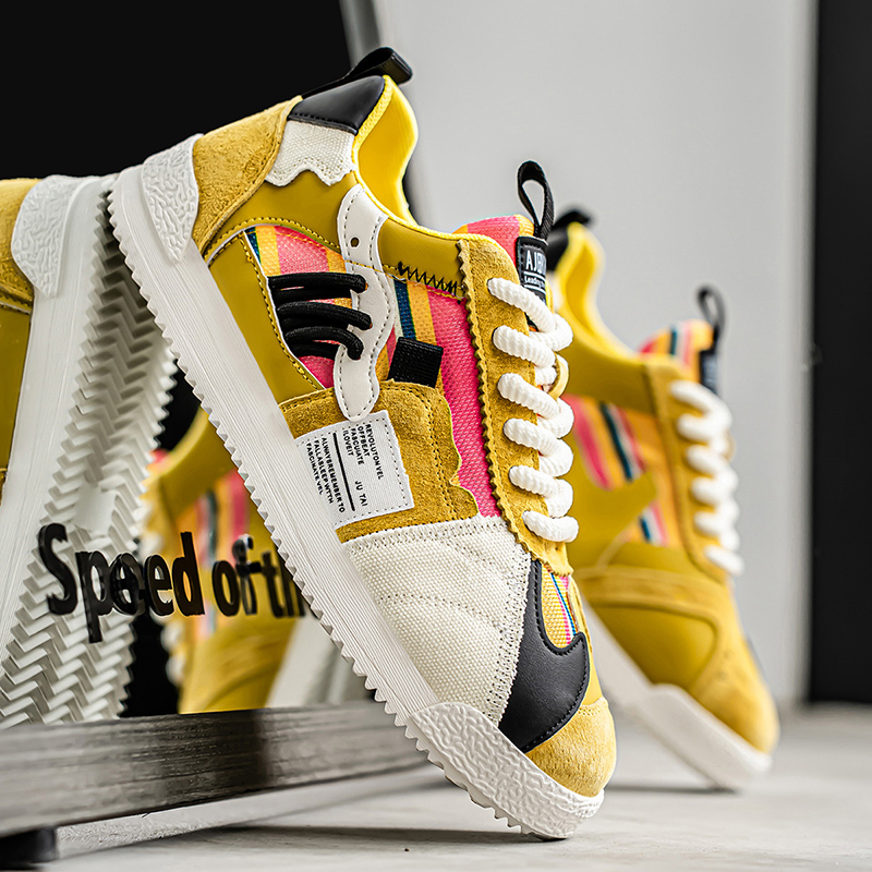 VALENTINI™ | Scarpe da ginnastica retrò a blocchi di colore