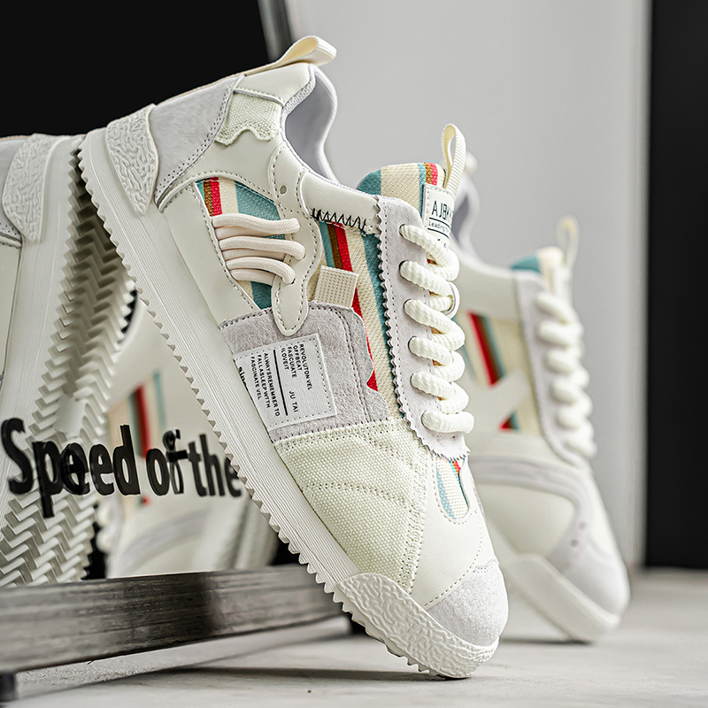VALENTINI™ | Scarpe da ginnastica retrò a blocchi di colore