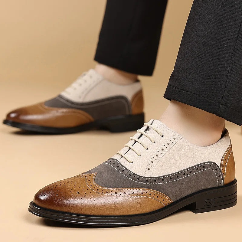 VALENTINI™ | SCARPE STRINGATE DA UOMO IN STILE BROGUE