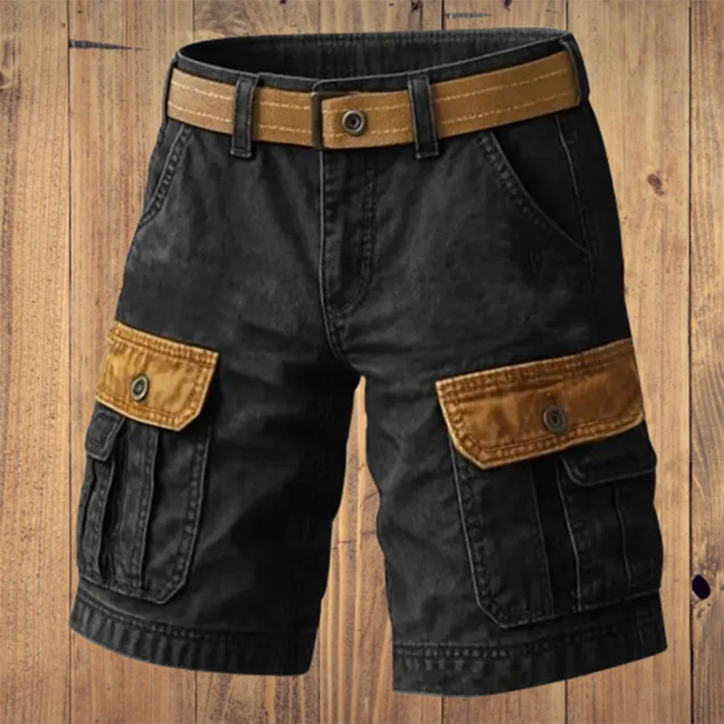 VALENTINI™ | Pantaloncini cargo corti da uomo con cintura