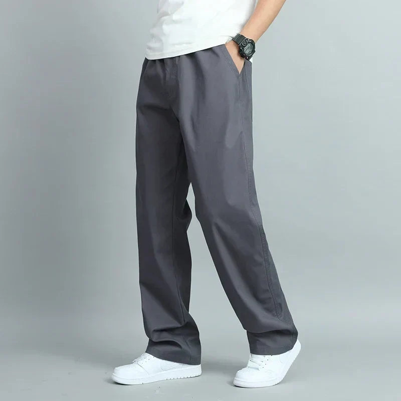VALENTINI™ | Pantaloni in cotone a gamba dritta