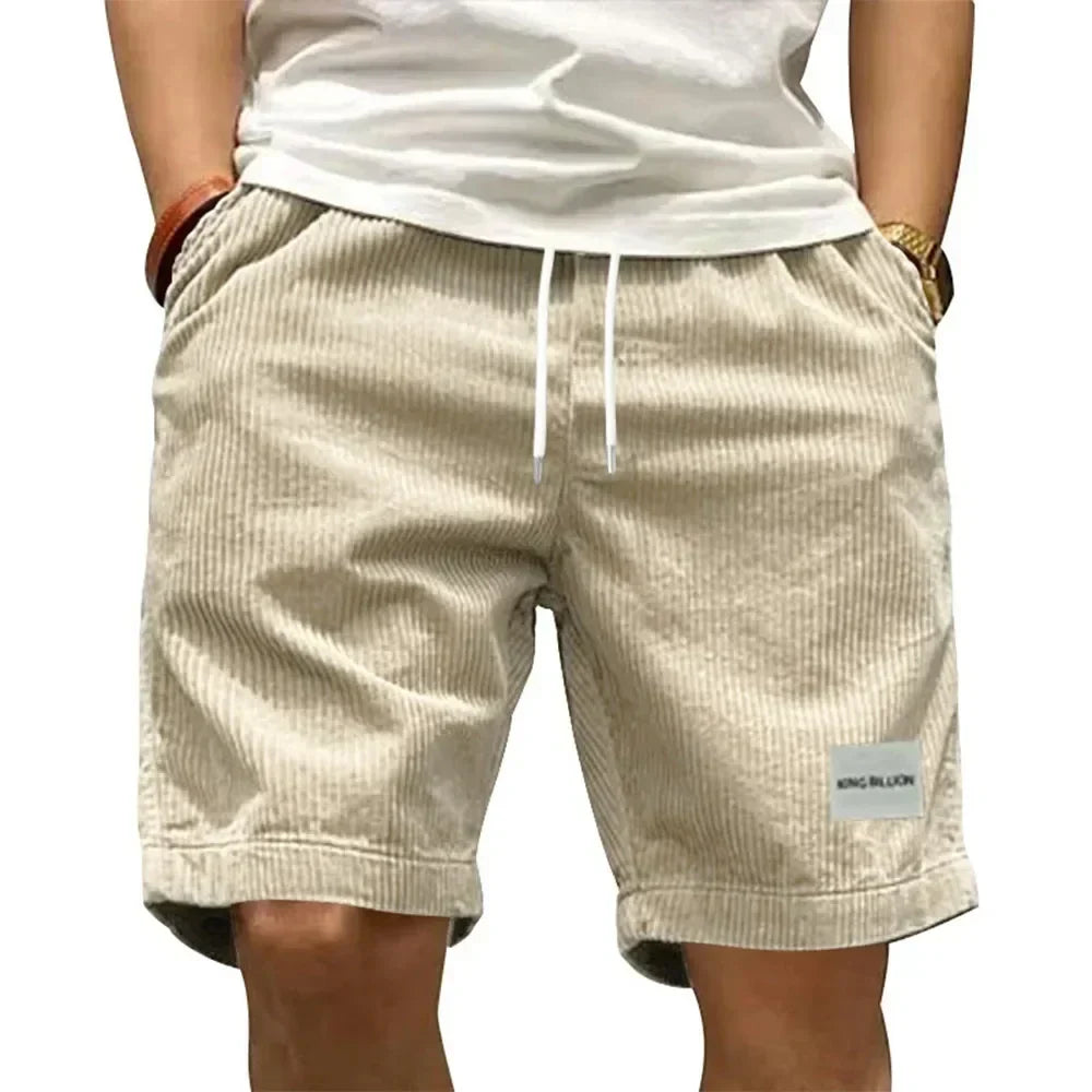 VALENTINI™ | Shorts cargo in velluto a coste retrò