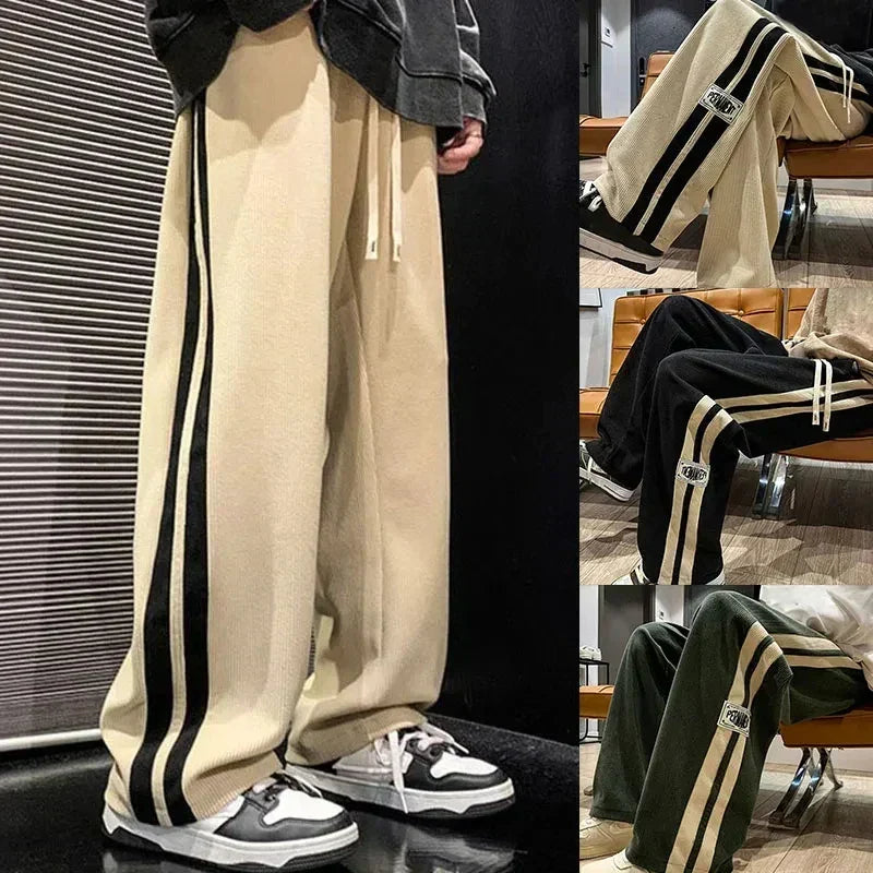 VALENTINI™ | Pantaloni a gamba larga con elastico in vita