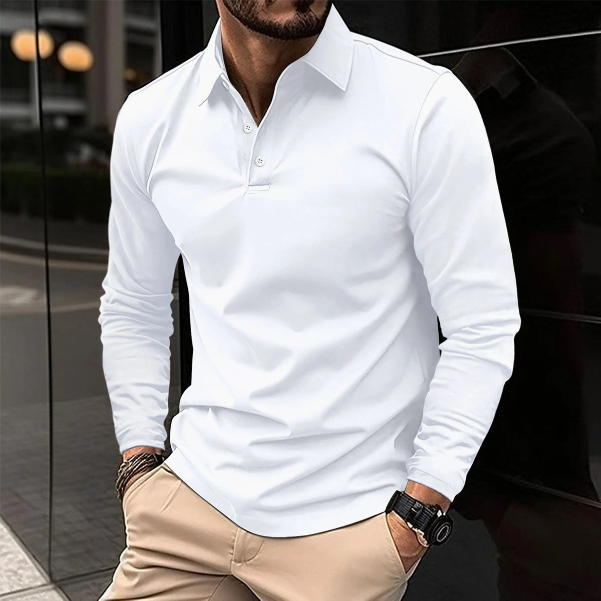 VALENTINI™ | Camicia a maniche lunghe con colletto