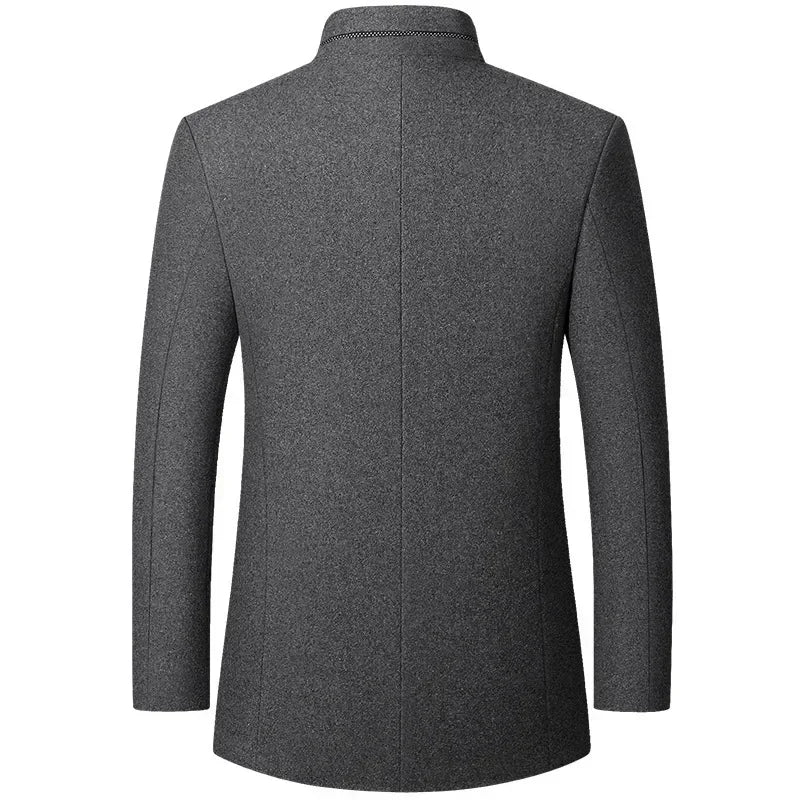 VALENTINI™ | Cappotto lungo in lana al tatto per uomo