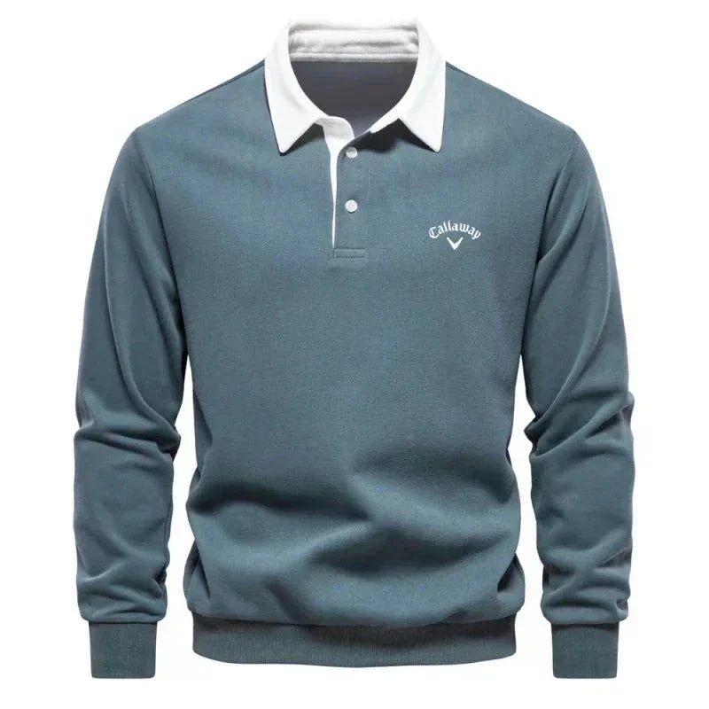 VALENTINI™ | Polo in maglia con colletto a contrasto