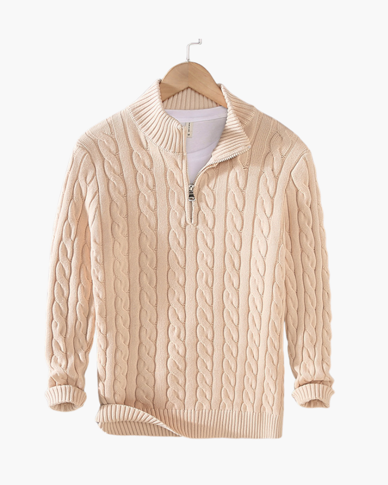 VALENTINI™ | COTONE CON ZIP A METÀ