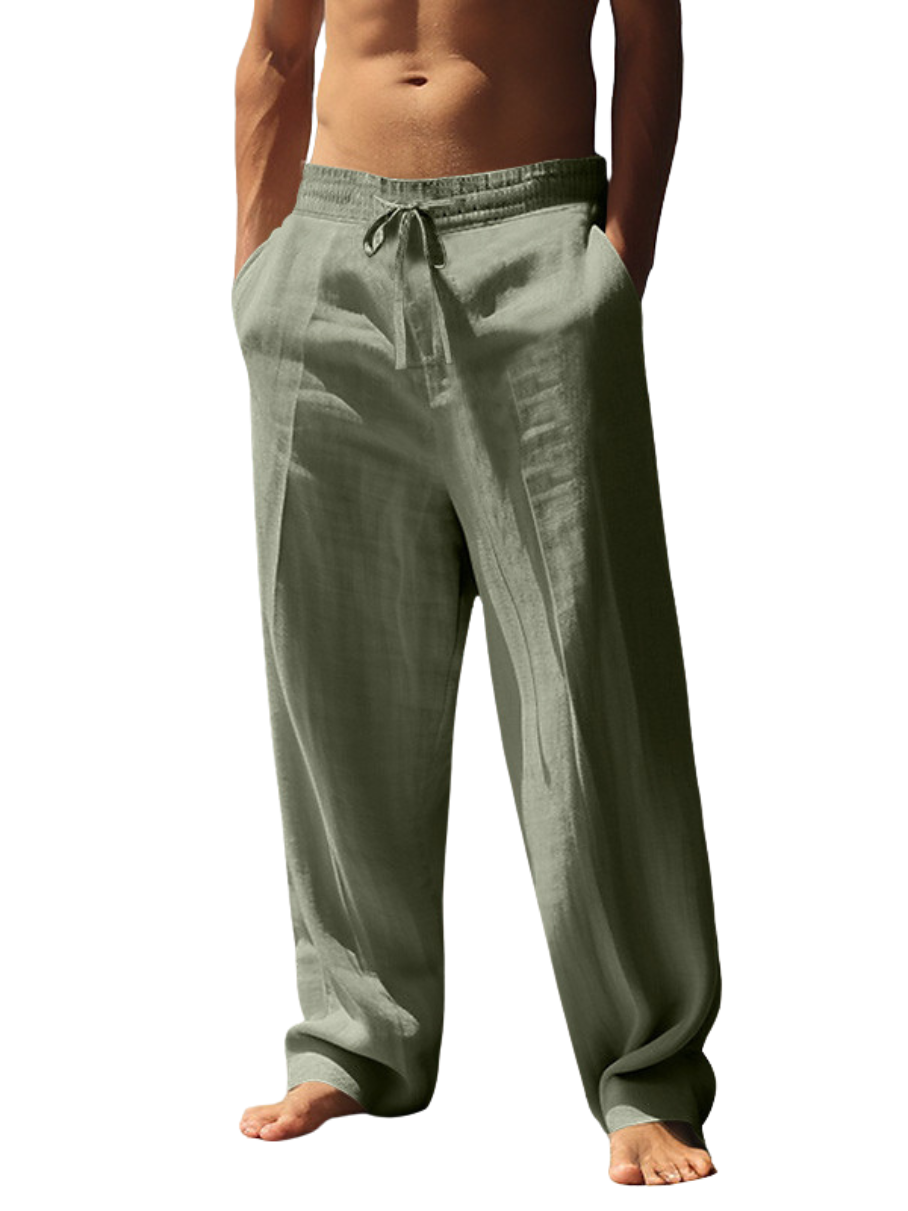 VALENTINI™ | Pantaloni casual in lino da uomo