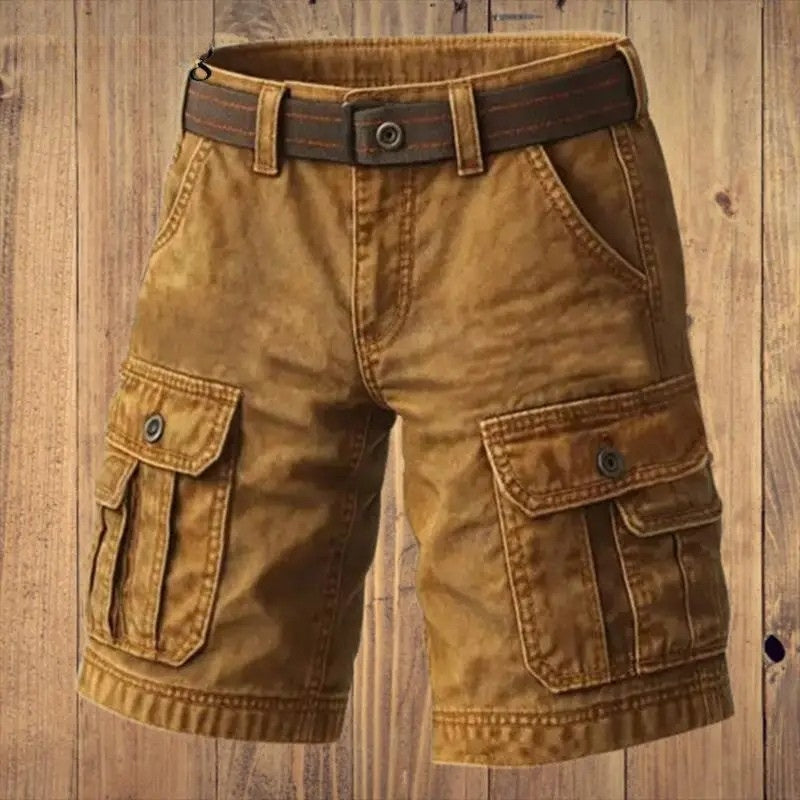 VALENTINI™ | Pantaloncini cargo corti da uomo con cintura