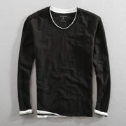 VALENTINI™ | Maglietta in cotone a maniche lunghe