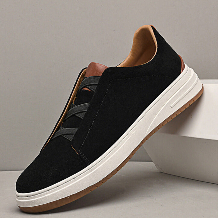 VALENTINI™ | SCARPE SLIP-ON DA UOMO IN CAMOSCIO