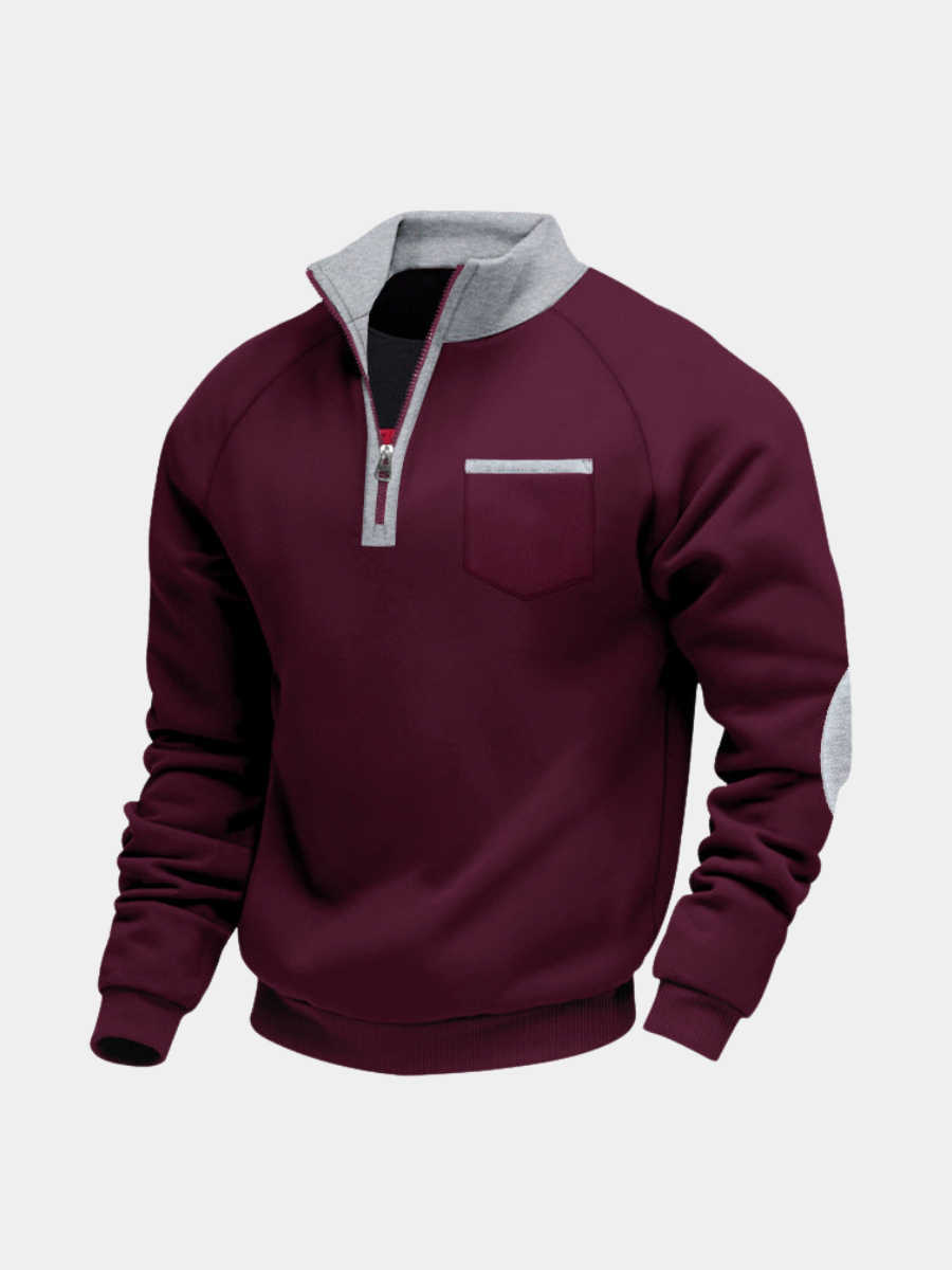 VALENTINI™ | Felpa con mezza zip