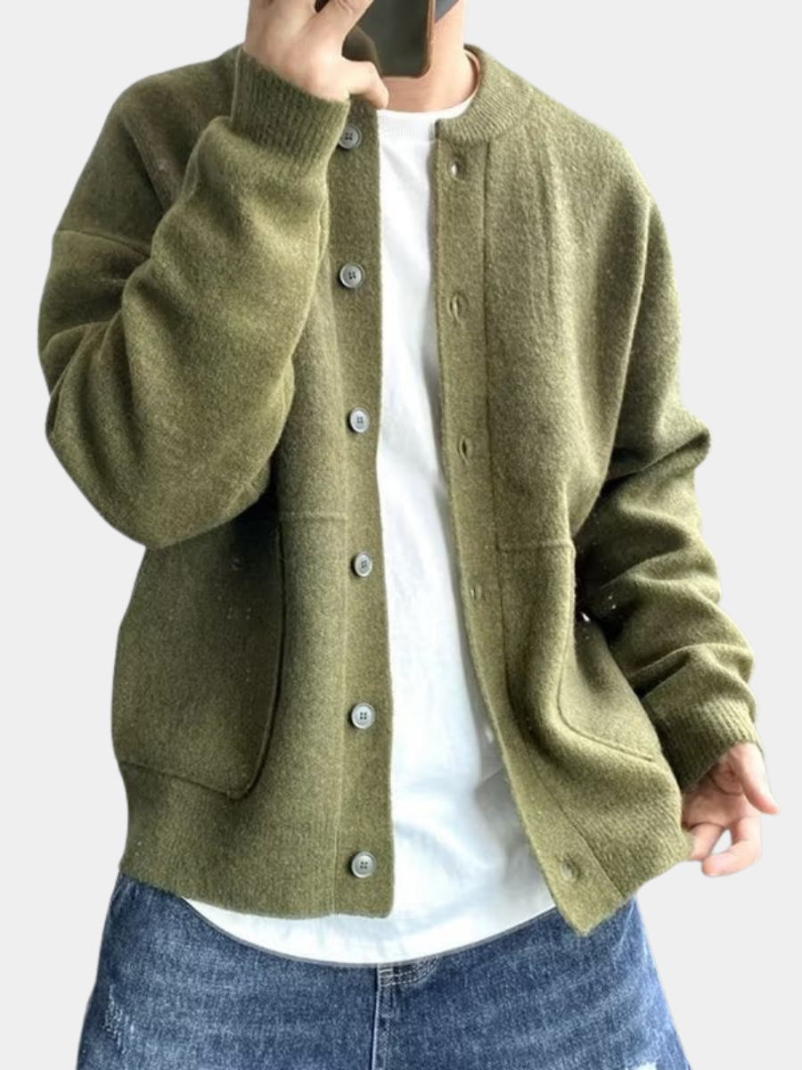 VALENTINI™ | Cardigan con bottoni sul davanti