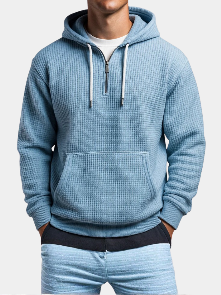 VALENTINI™ | Felpa con cappuccio a maglia a nido d'ape