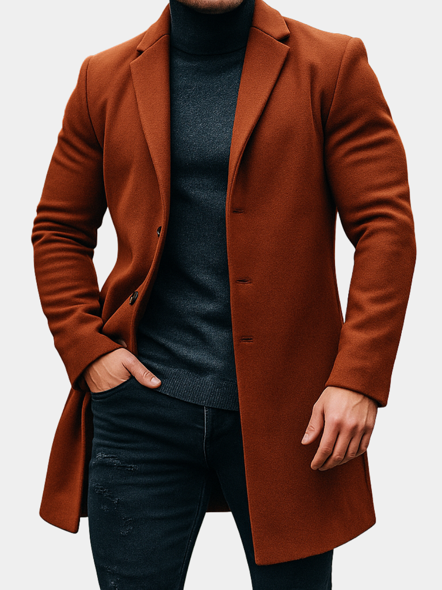 VALENTINI™ | Cappotto trench in lana da uomo