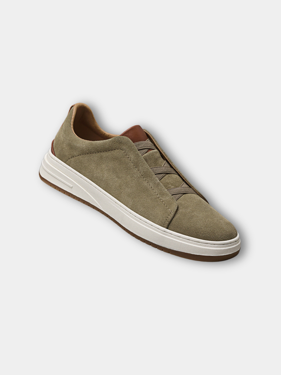 VALENTINI™ | SCARPE SLIP-ON DA UOMO IN CAMOSCIO