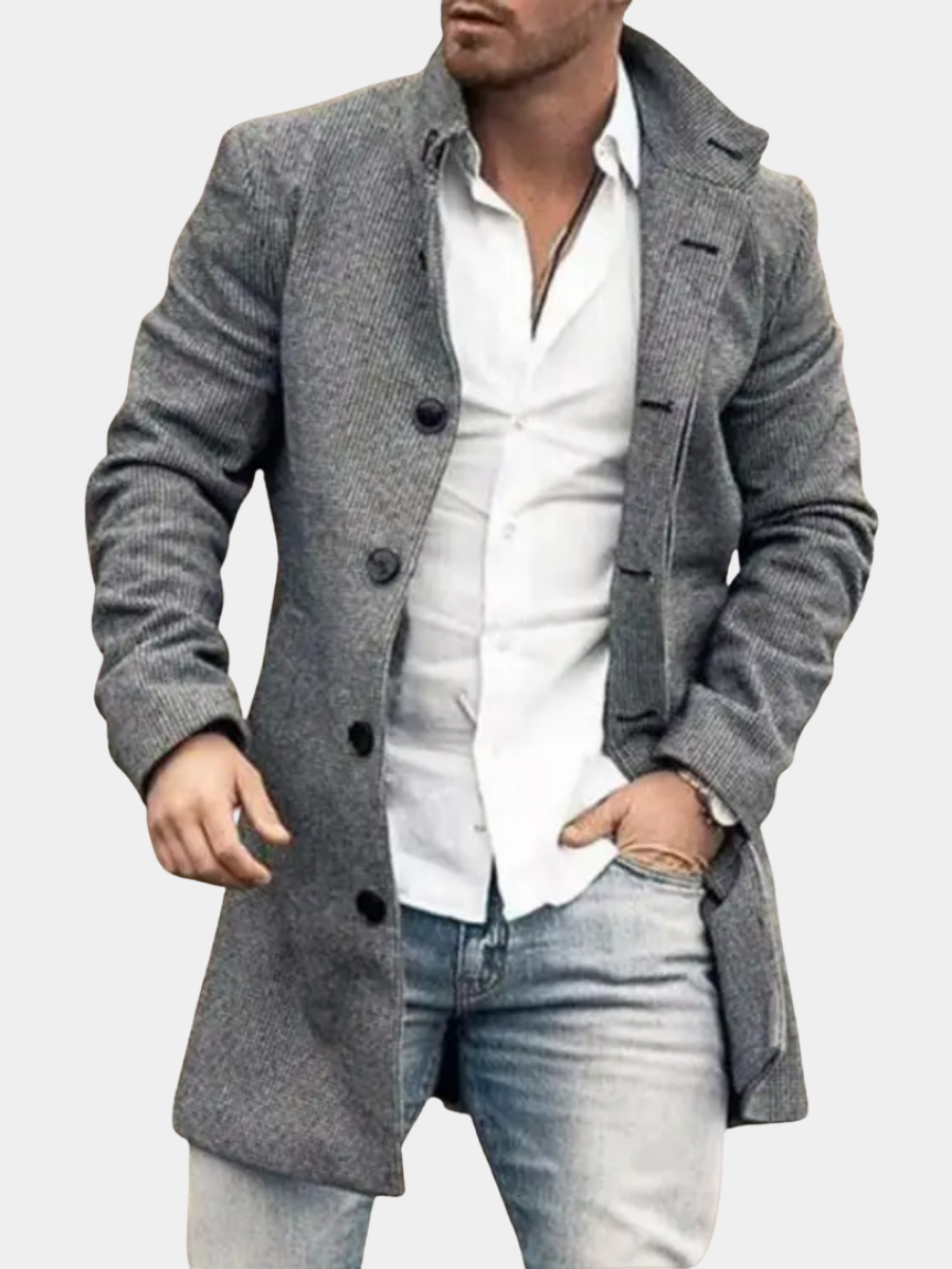 VALENTINI™ | Cappotto in lana su misura da uomo