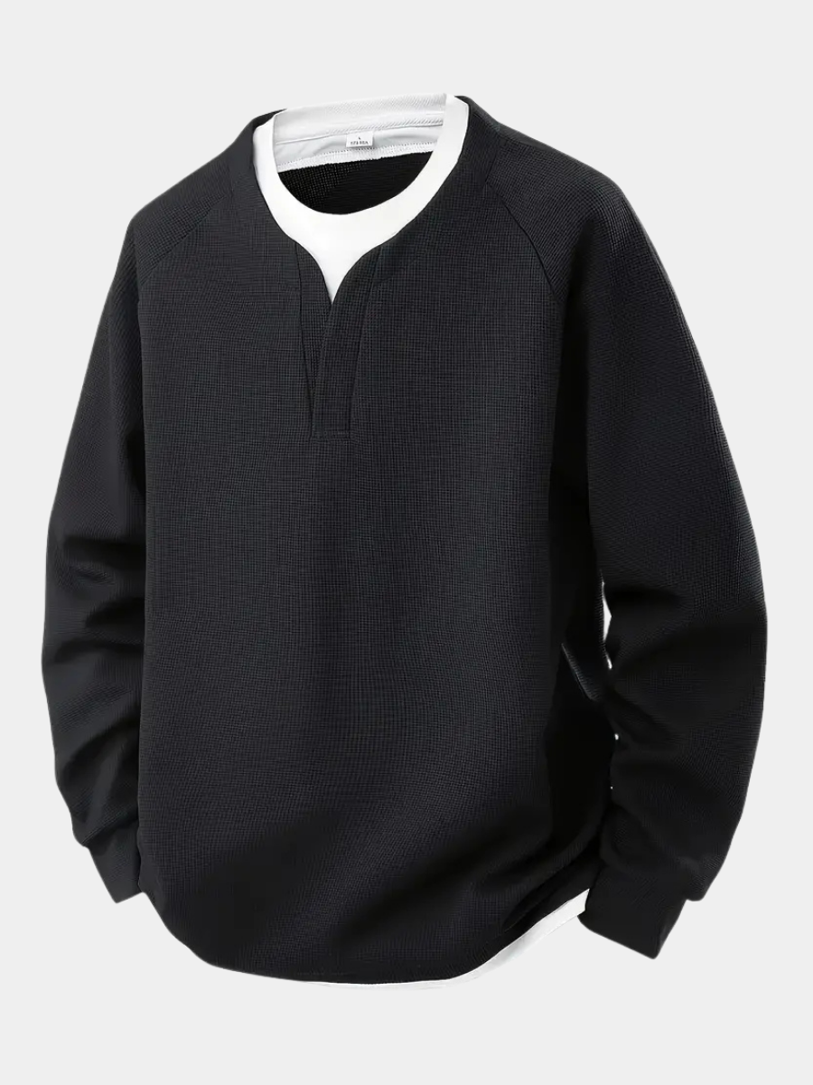 VALENTINI™ | Maglione con motivo a nido d'ape