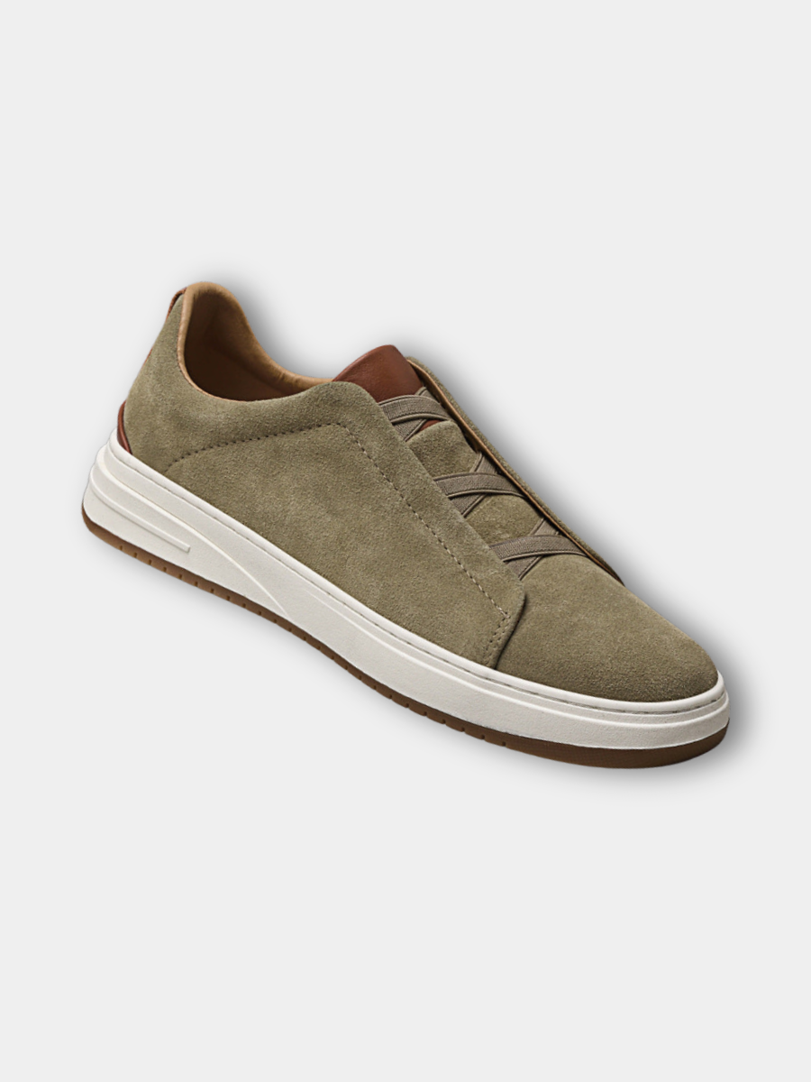 VALENTINI™ | MOCASSINI SLIP-ON IN CAMOSCIO DA UOMO
