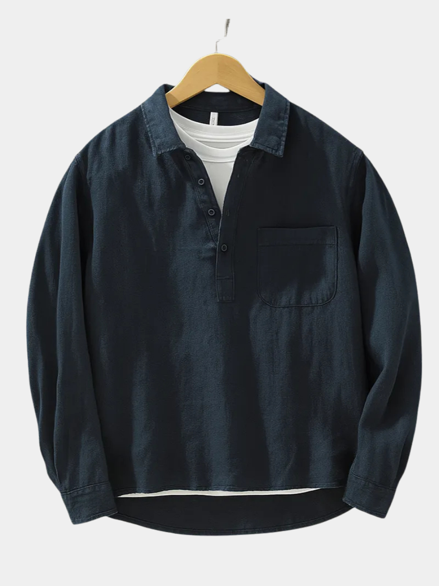 VALENTINI™ | Camicia in cotone e lino