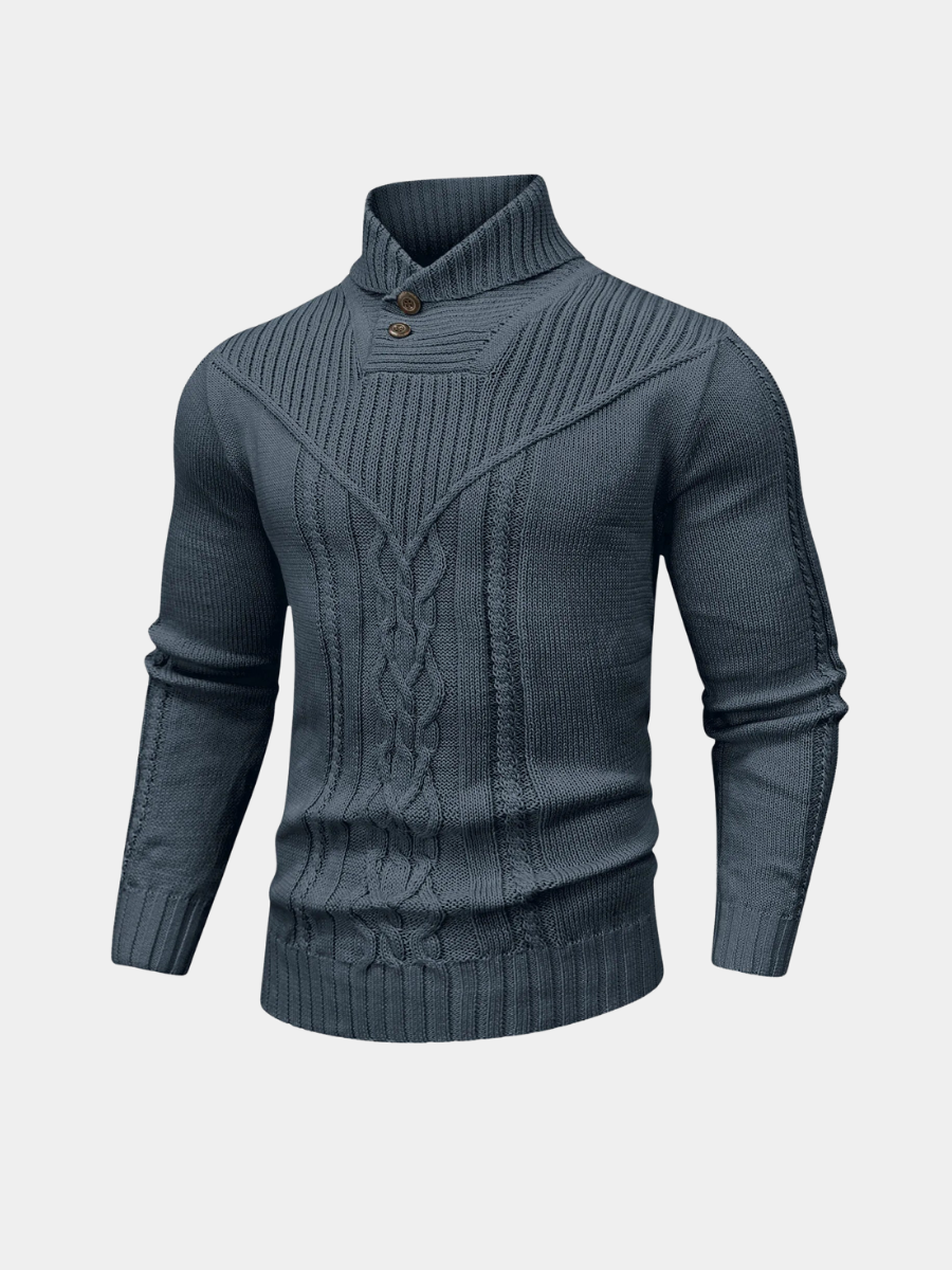 VALENTINI™ | Colletto alto in maglia a treccia