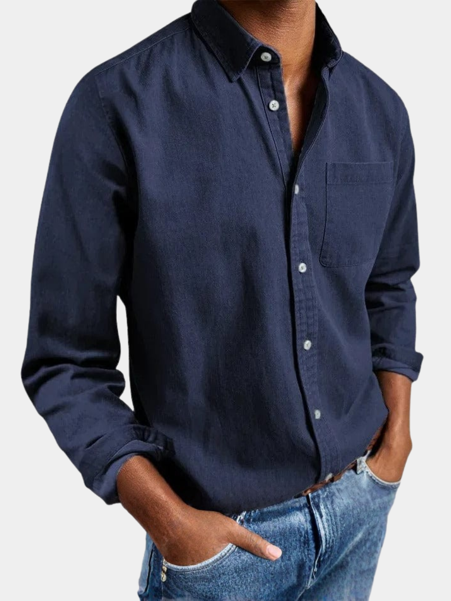 VALENTINI™ | Camicia in cotone Oxford spazzolato