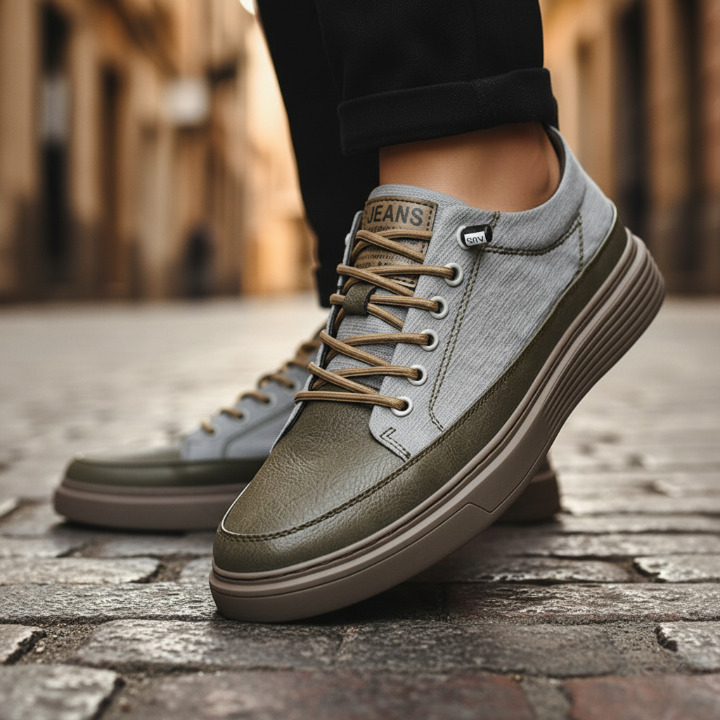 VALENTINI™ | SCARPE DA GINNASTICA IN PELLE DA UOMO