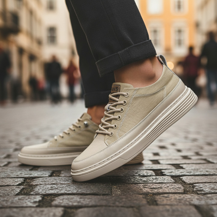 VALENTINI™ | SCARPE DA GINNASTICA IN PELLE DA UOMO