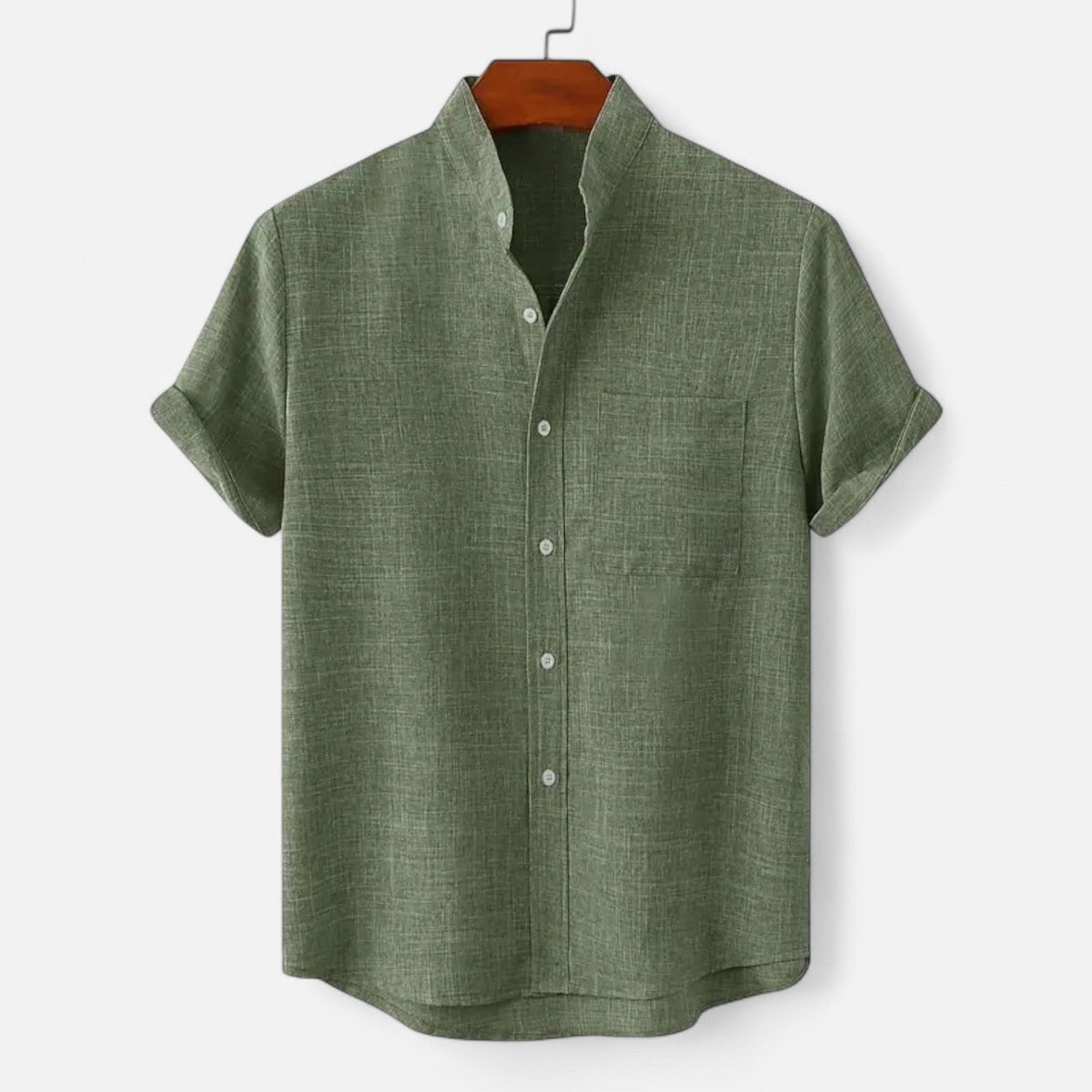 VALENTINI™ | Camicia a collo mandarino