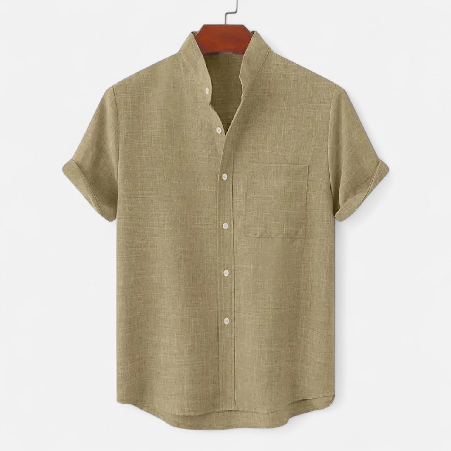 VALENTINI™ | Camicia a collo mandarino