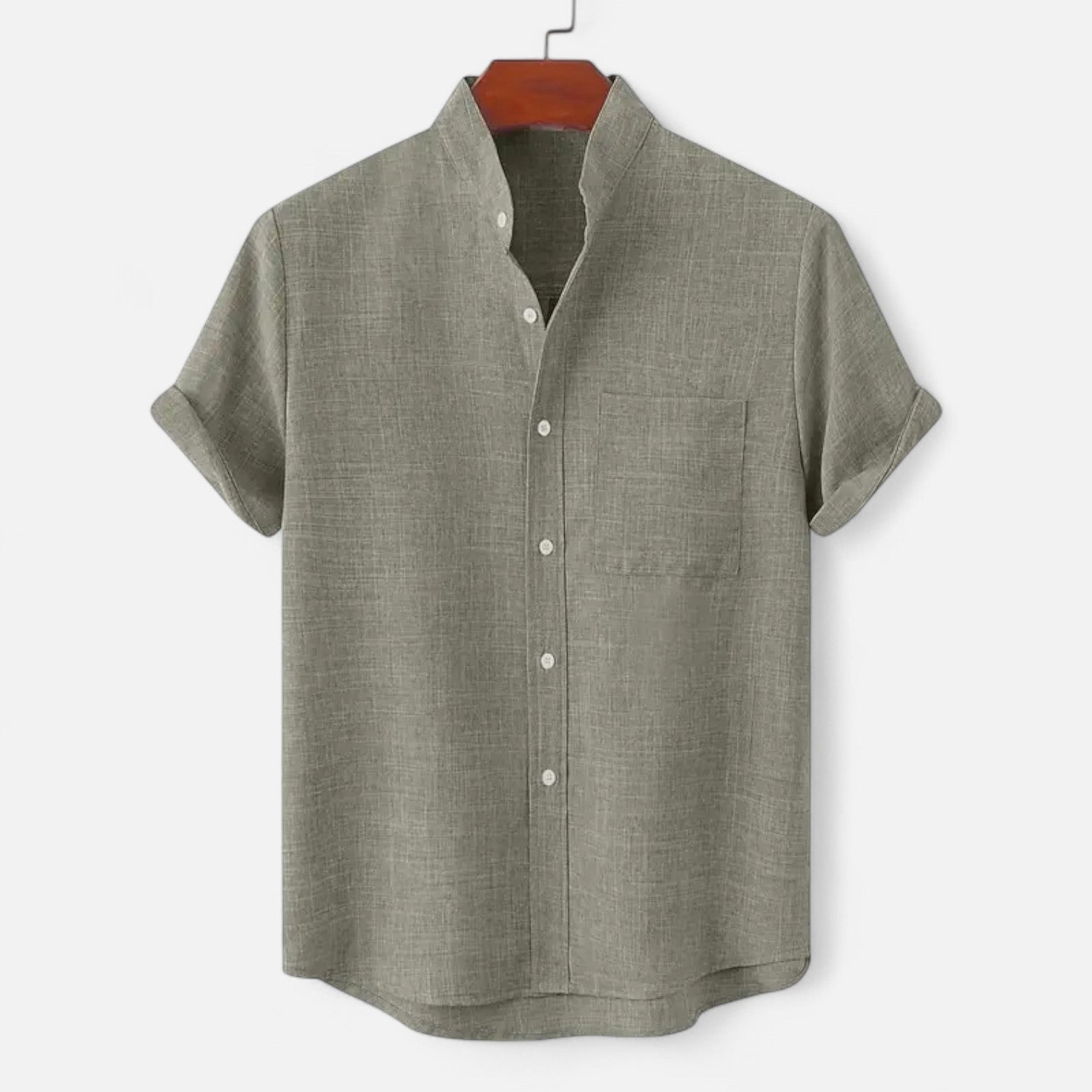 VALENTINI™ | Camicia a collo mandarino