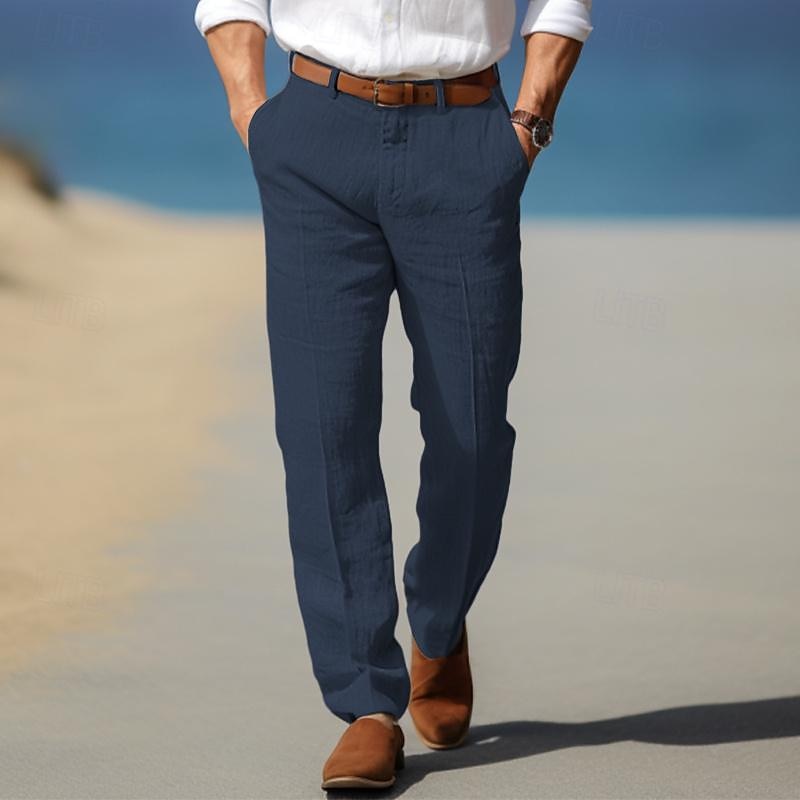 VALENTINI™ | Pantaloni da uomo in lino premium