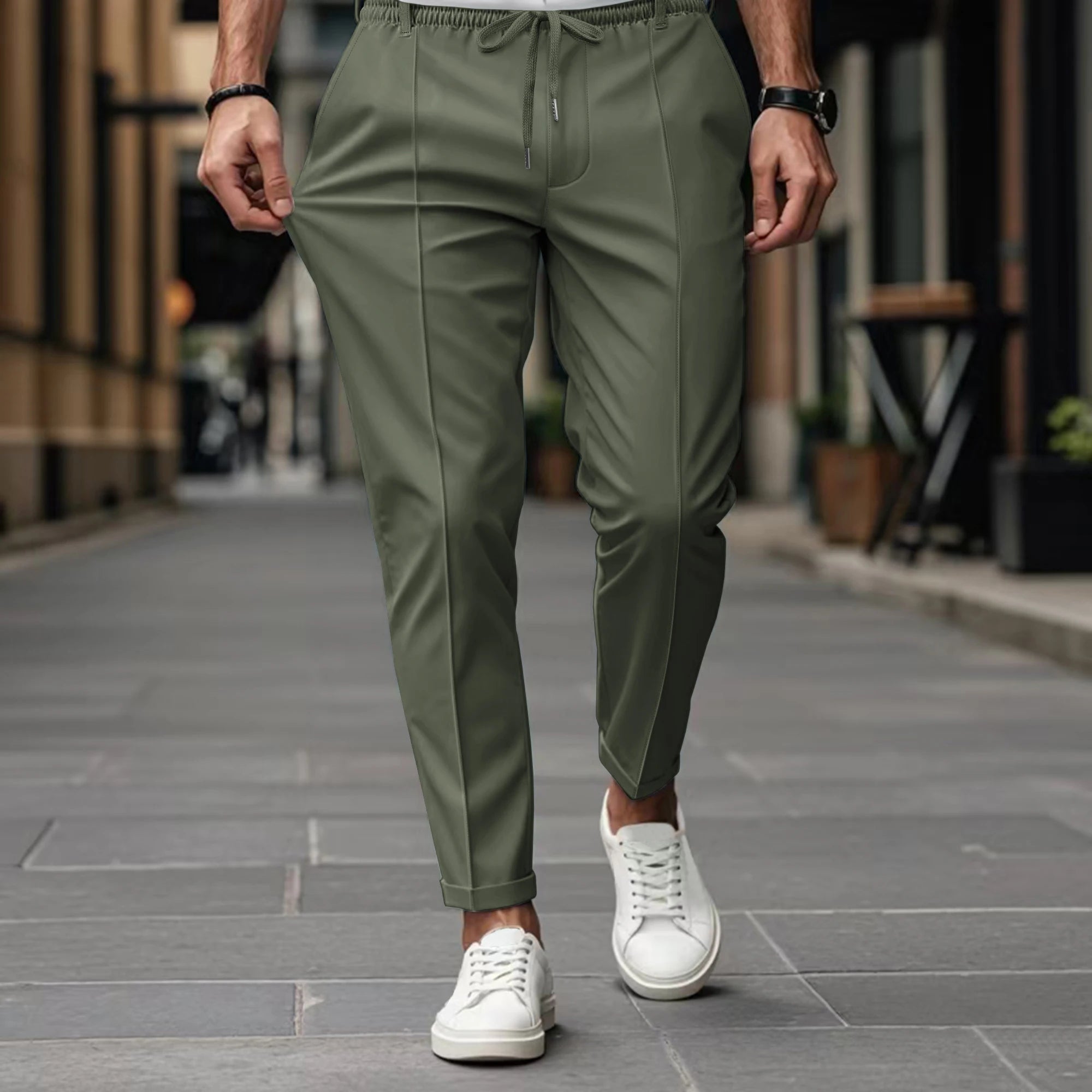 VALENTINI™ | Pantaloni da uomo in tessuto premium