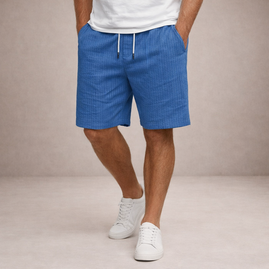 VALENTINI™ | Pantaloncini in lino casual