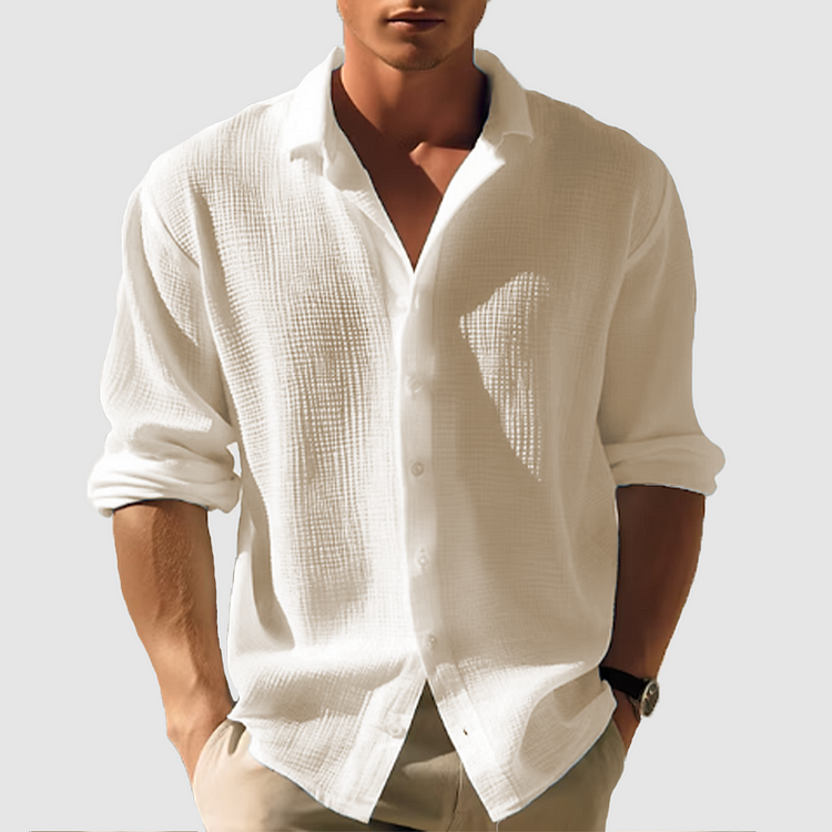 VALENTINI™ | Camicia con colletto  con bottoni