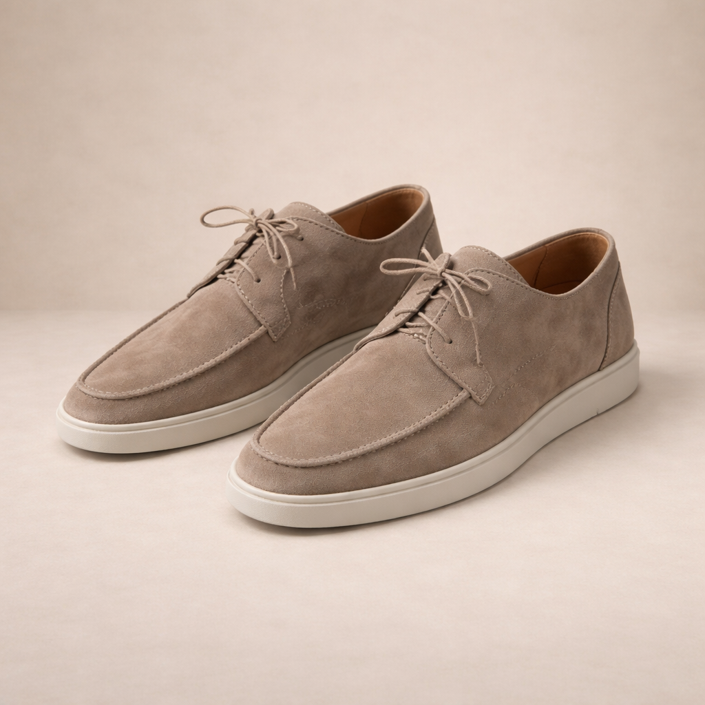 VALENTINI™ | Derbies in pelle scamosciata