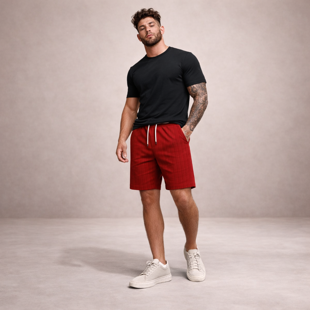 VALENTINI™ | Pantaloncini in lino casual
